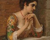 尤金德布拉斯 - venetian beauty on balcony